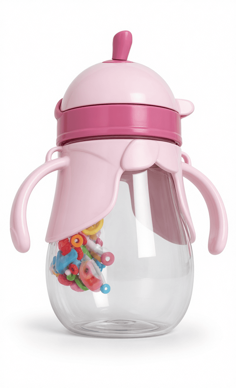 Pink Baby Snack Cup with Handles