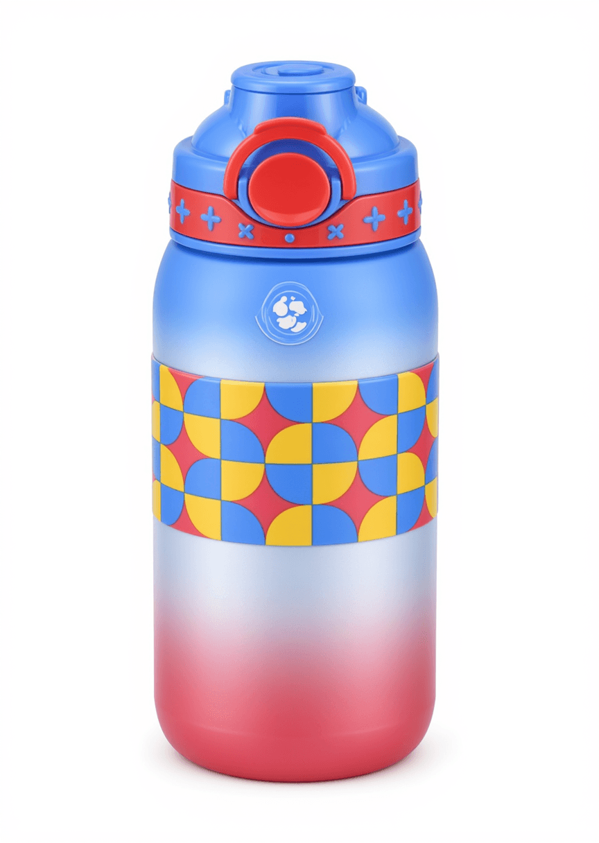 Kids Colorful Gradient Water Bottle
