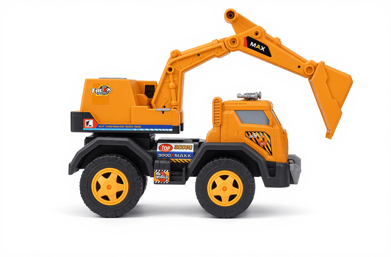 Orange Max Excavator Truck Toy