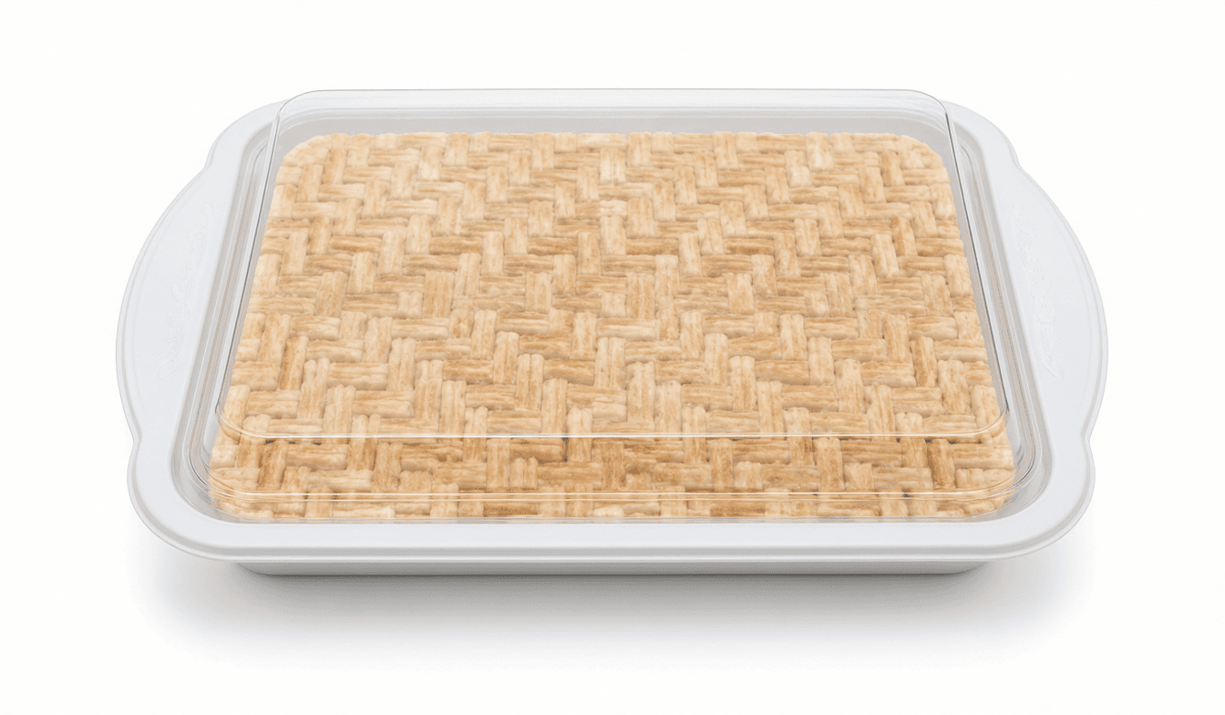 Lattice Pie Baking Dish with Lid