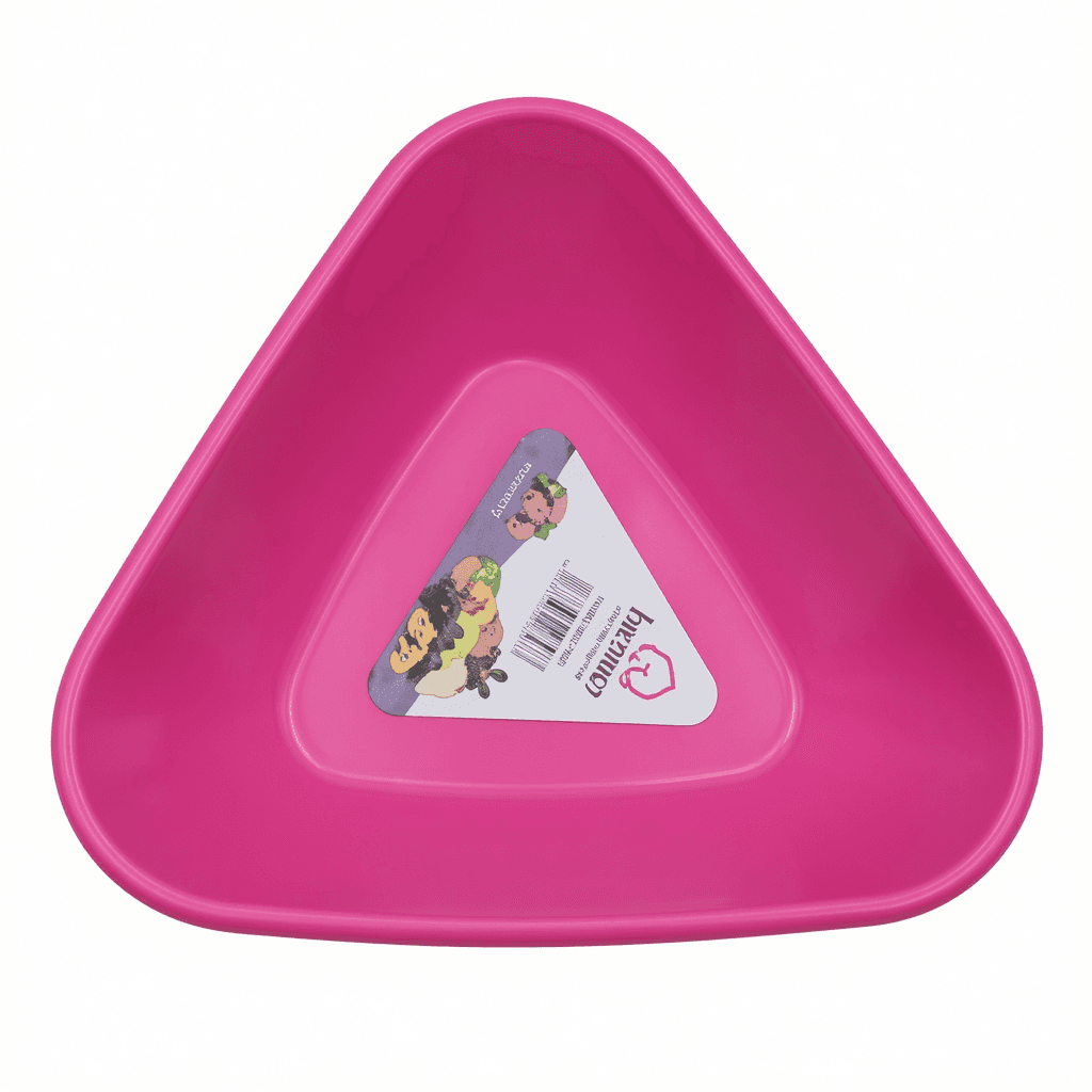 Pink Triangle Kids Bowl