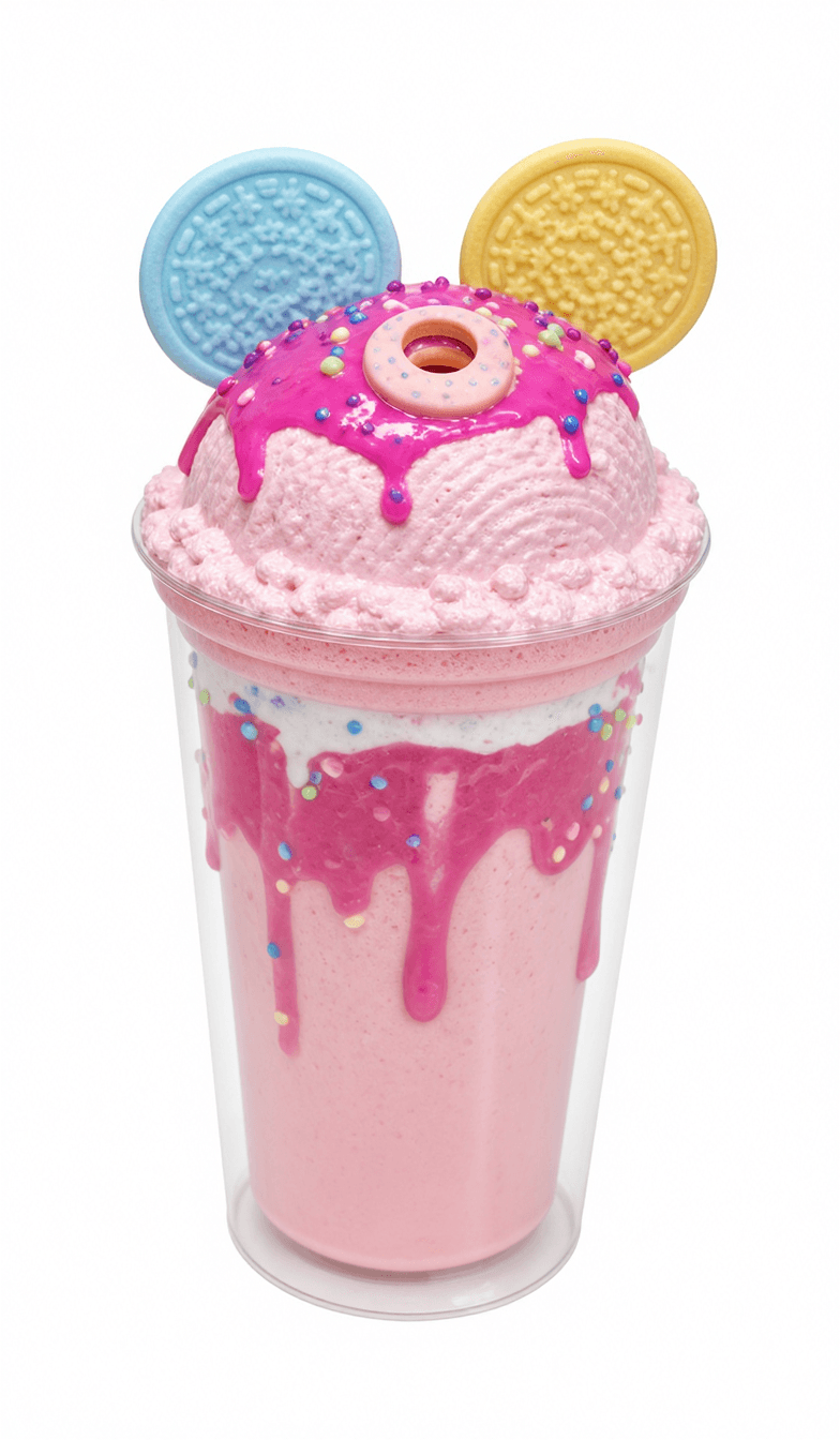 Pink Cookie Ears Slime Cup 450ml