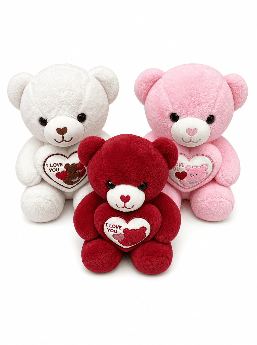 Sitting Heart Teddy Bears 60cm (Mixed Colors)