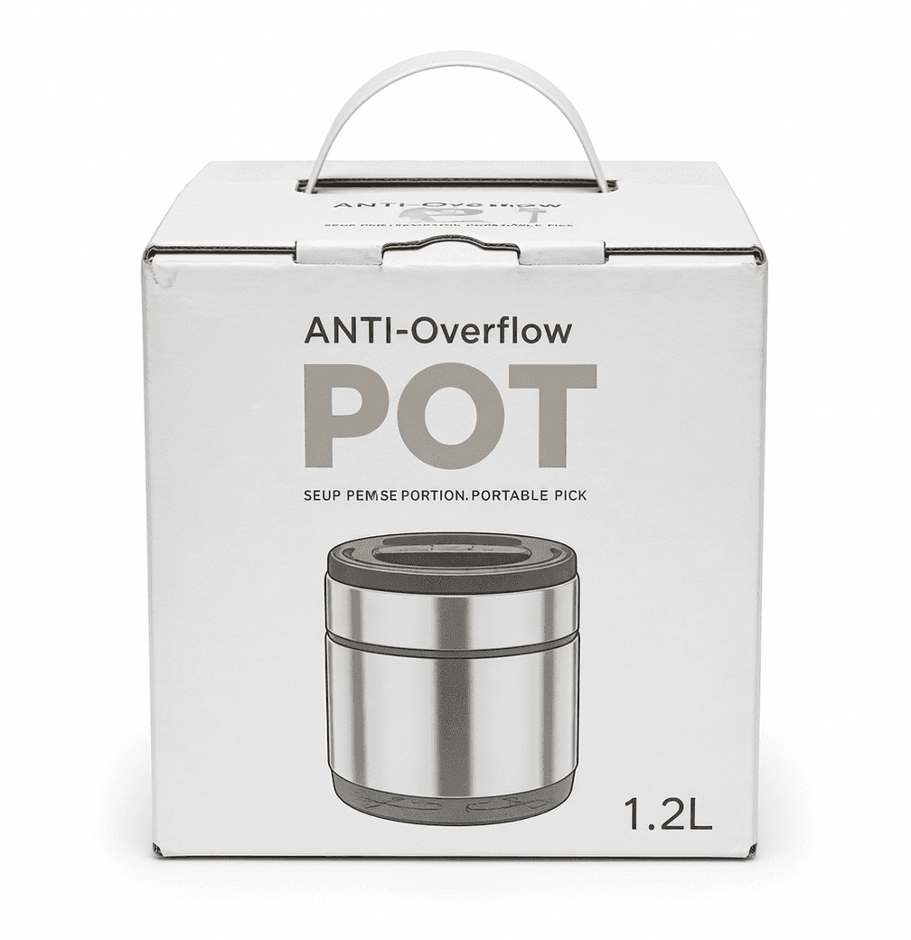 1.2L Anti-Overflow Portable Pot