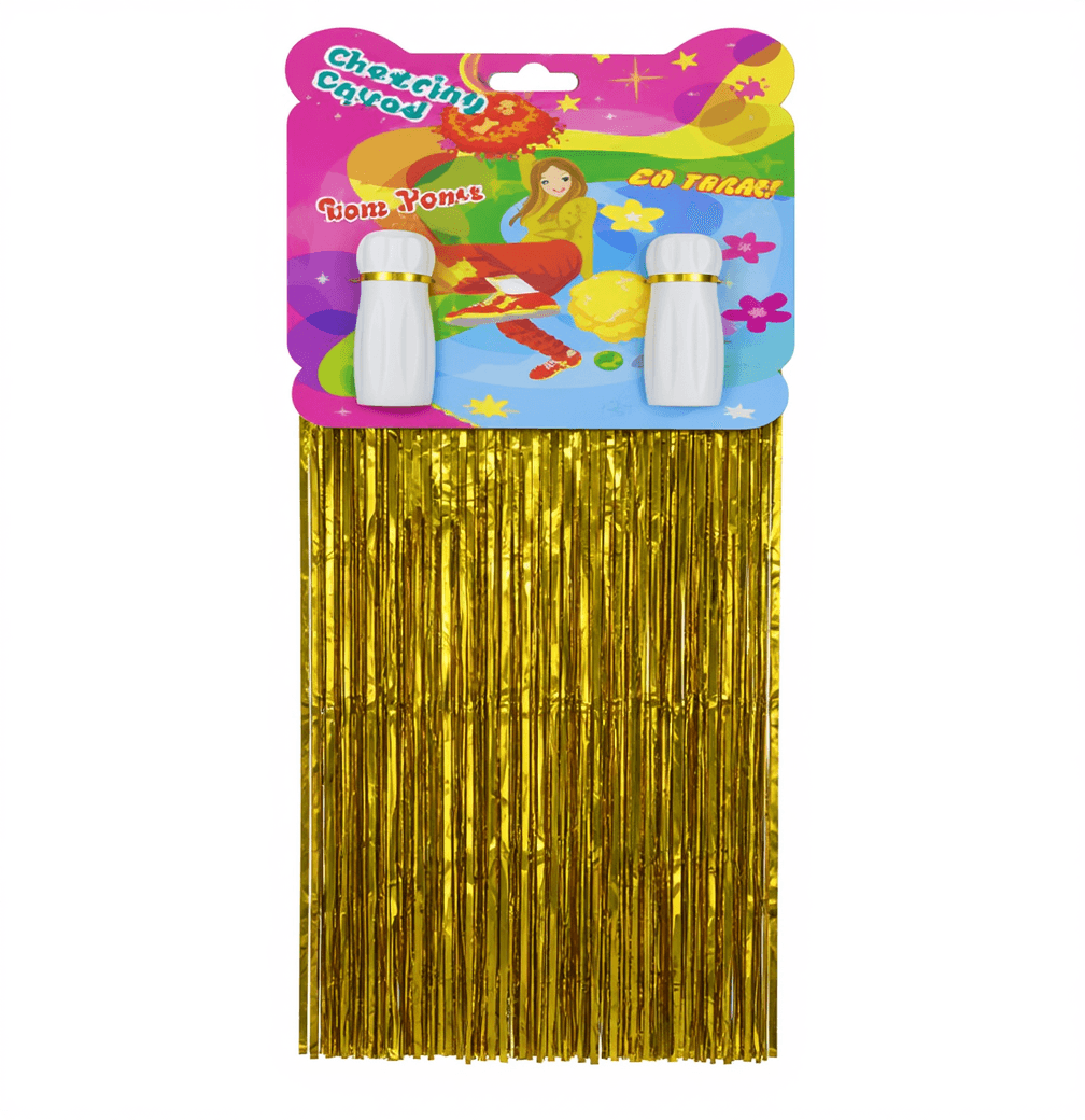 Gold Cheerleading Pom-Poms