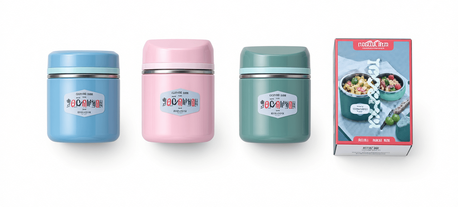 Kids Insulated Food Jar Set