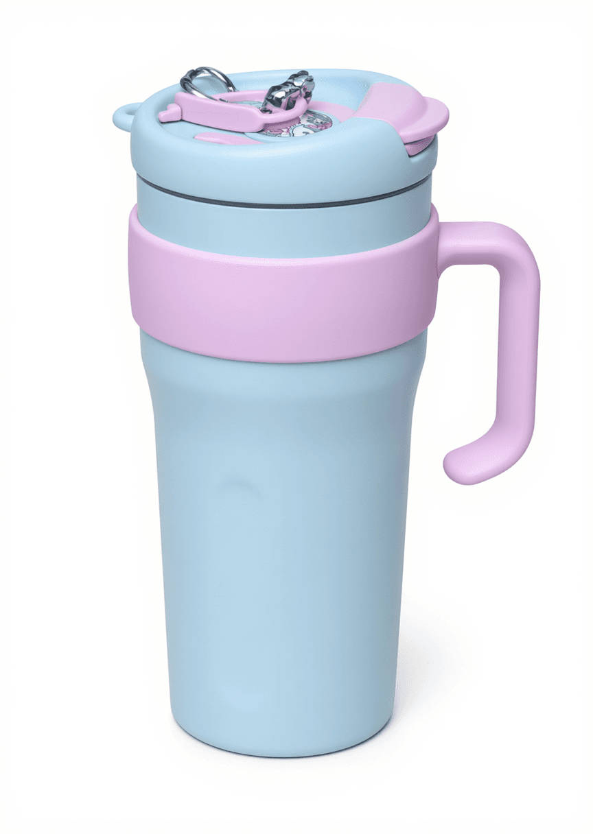 Kids Unicorn Travel Mug with Handle