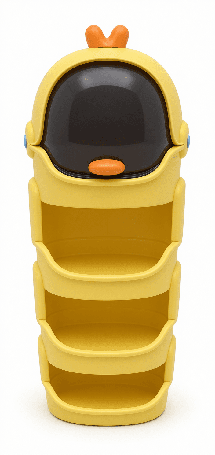 Yellow Duck Baby Storage Cabinet