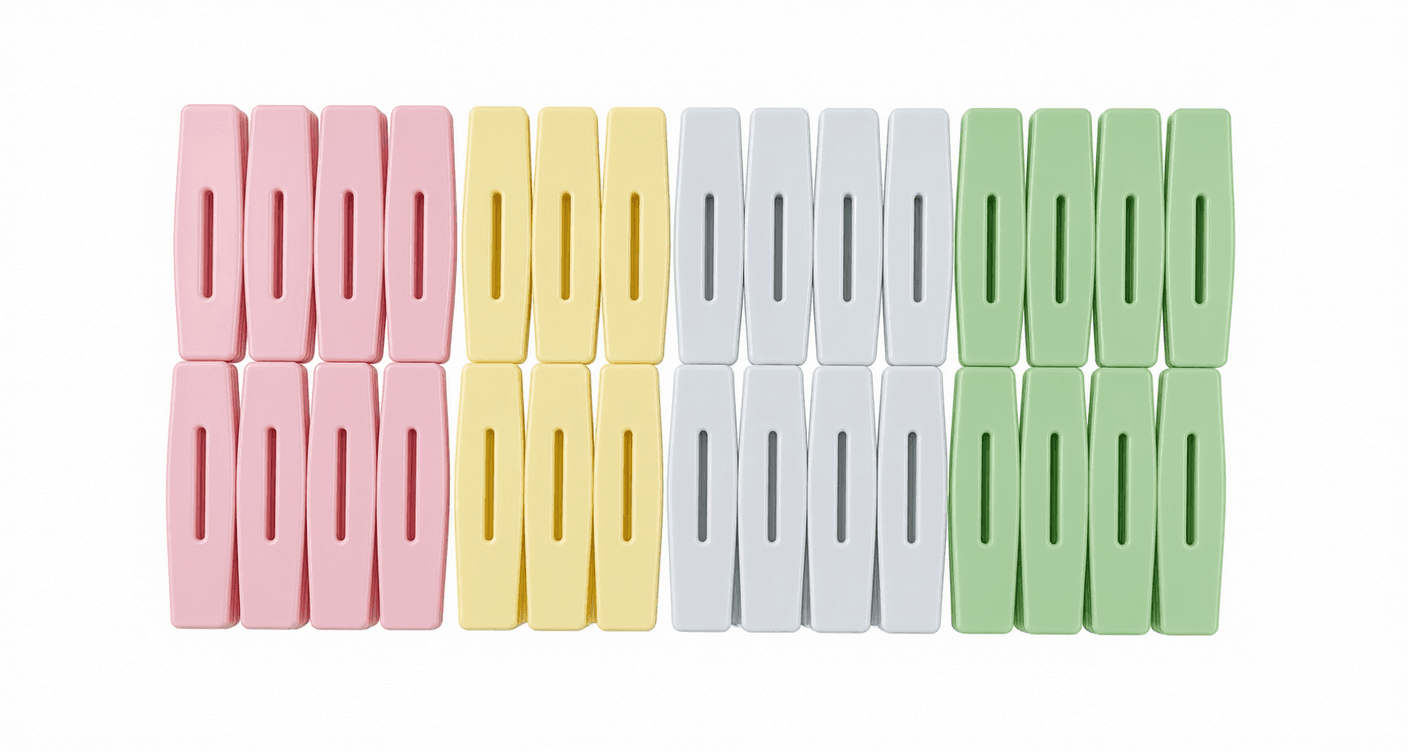 24PCS Pastel Hair Clips Set