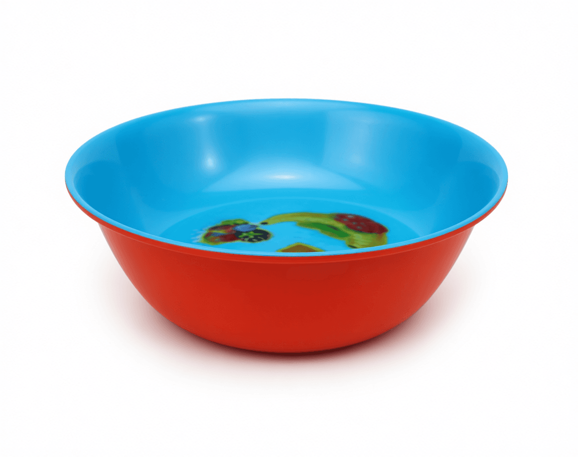 Kids Red & Blue Melamine Bowl