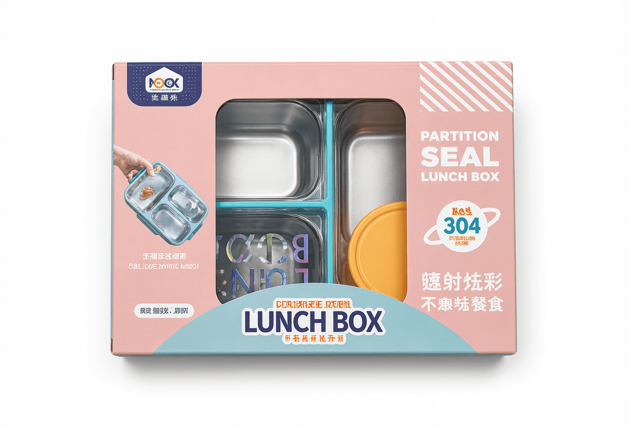AQX Partition Seal Lunch Box