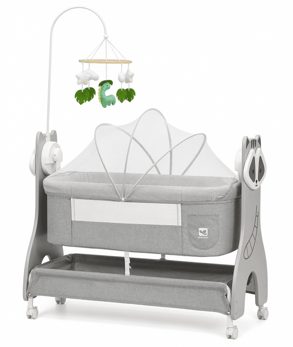 Kool Baby Raccoon Bassinet with Mobile
