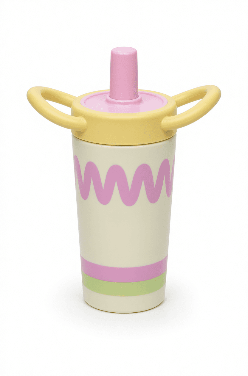 Rainbow Sippy Cup with Handles